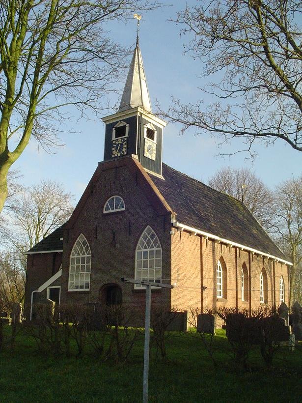 The church of Reitsum by Jan Hendrik