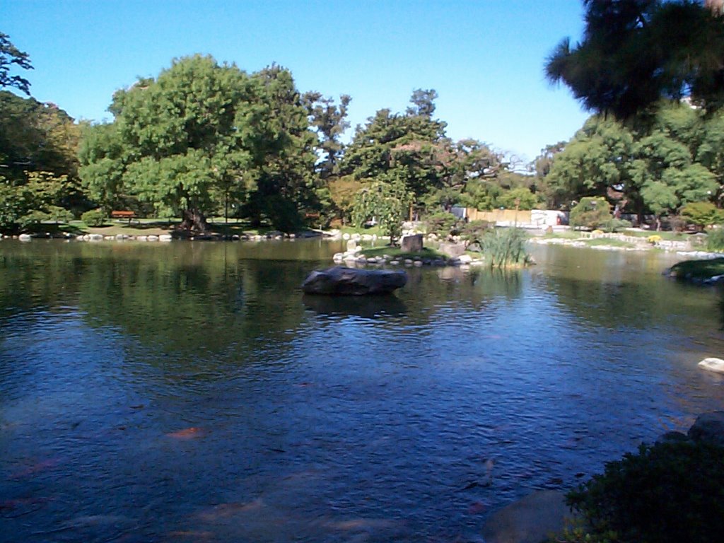 Lago del Parque Japones by Horacio Arevalo