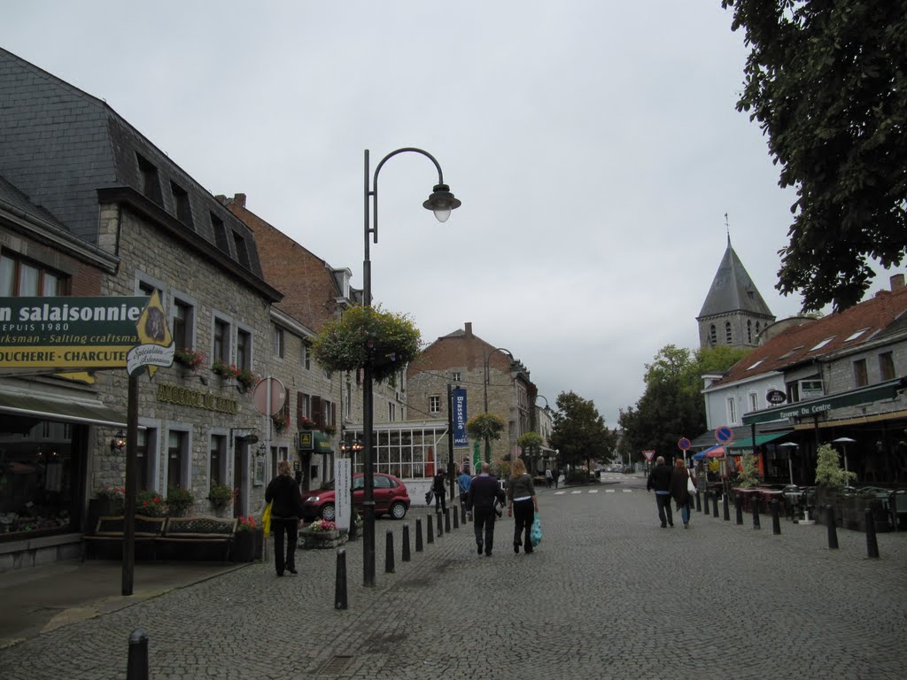 View through the Rue des Grottes by Willem Nabuurs