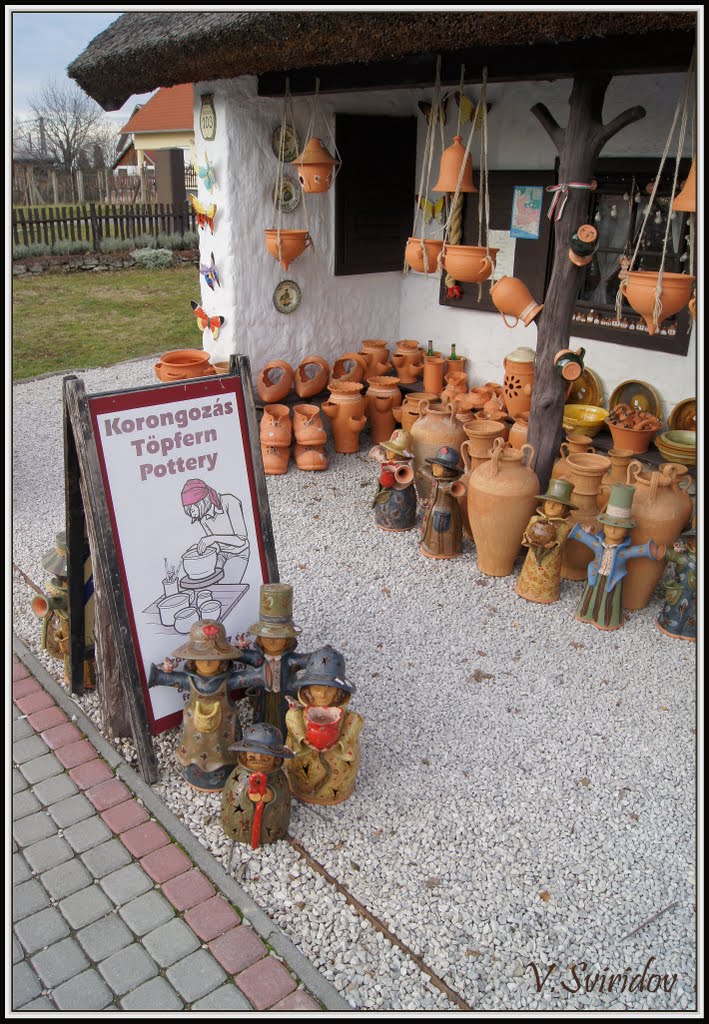 Hungary. Keszthely. Shop ceramics. by V.Sviridov