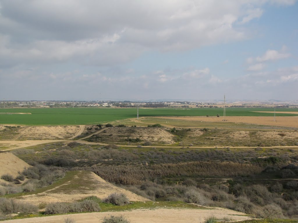 Ofakim, panoramic view from Metzudat Patish, 1, Israel by Kobi Zilberstein