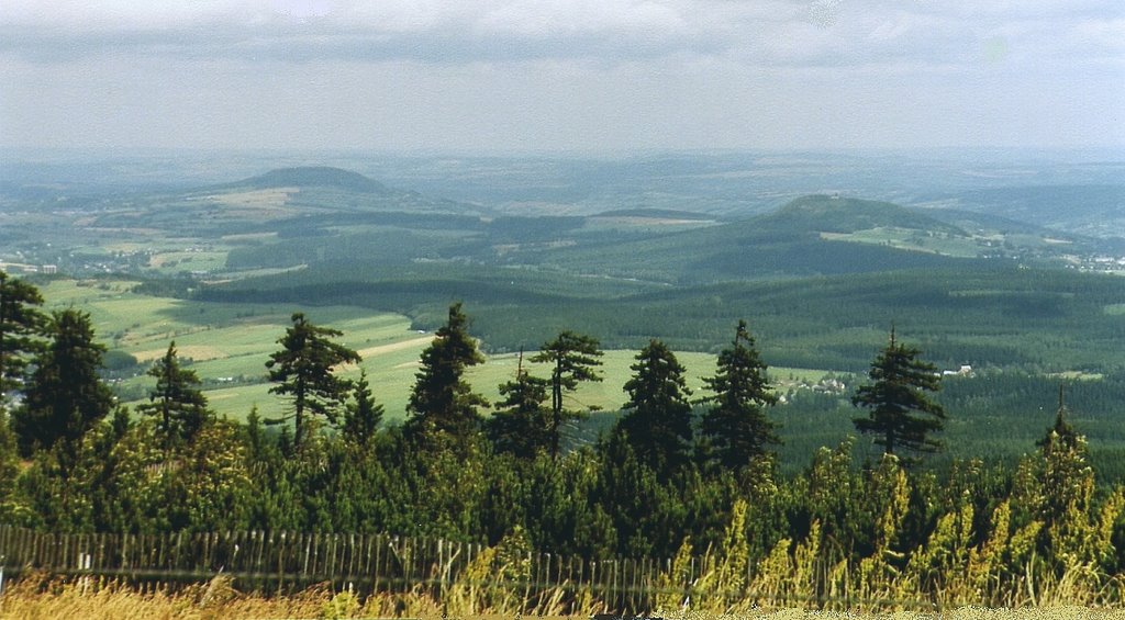 Panorama vom Fichtelberg by Bernd Lath Berlin