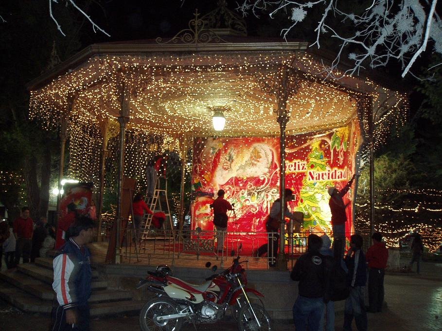 Arreglando la plaza para navidad by Bismarck Fernández G…