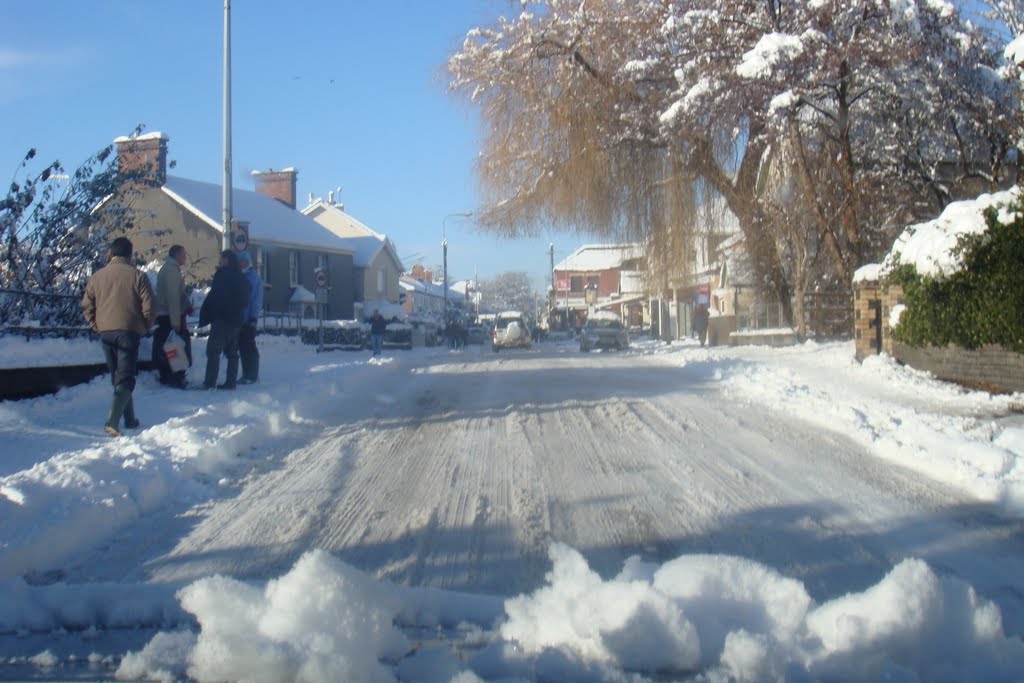 Snowy Merthyr Road by DADDYC00L