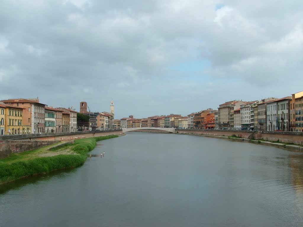 Pisa - Arno dal Ponte della Fortezza by gibellina47