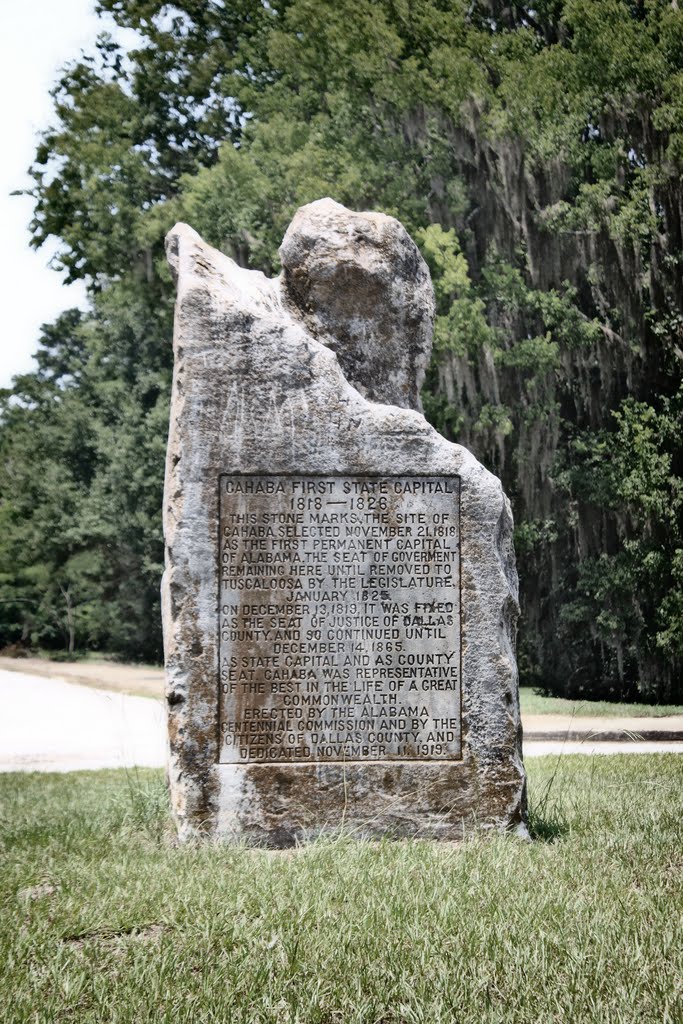 Site of Alabama's First Capital Building at Cahawba - Alabama's First State Capital 1820-1826 by Ben_Tate