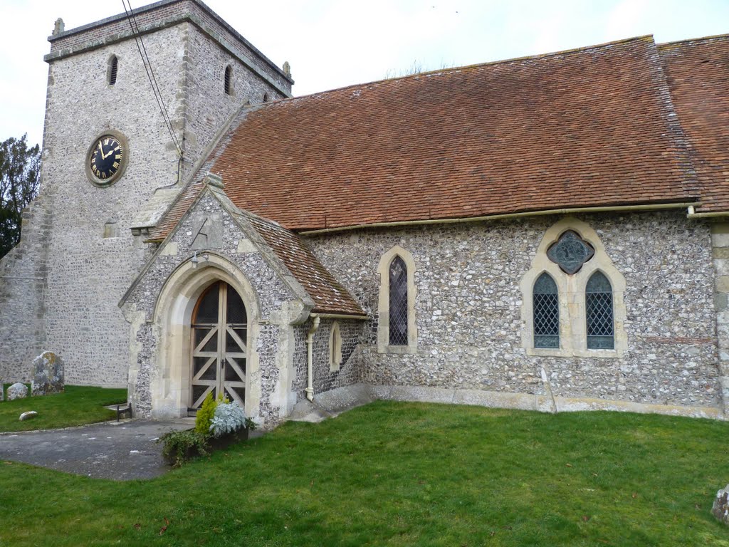 St Leonards Grateley. by Ron Mayes