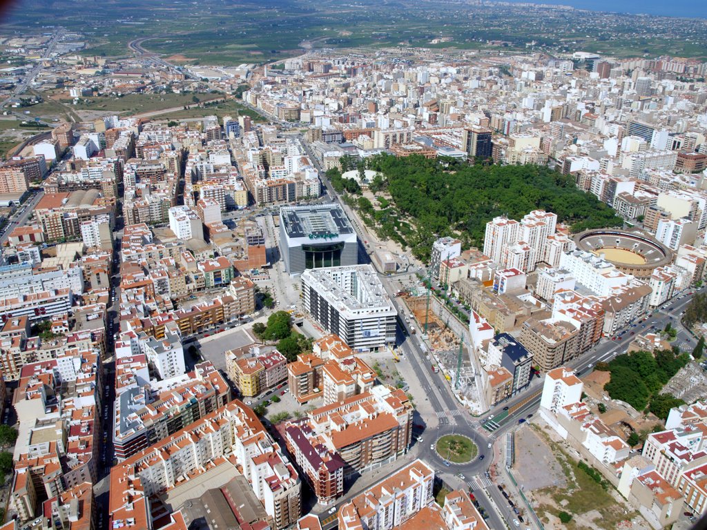 Edificio Bulevar y Castellon a vista de pájaro. by Edificio Bulevar