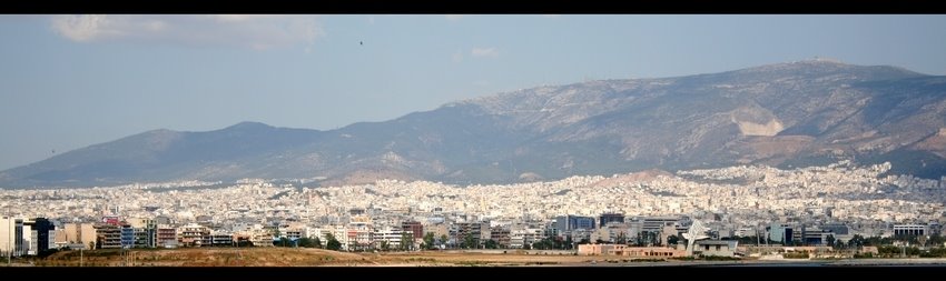 View of Coast from Piraeus by Anastasios Kydoniefs