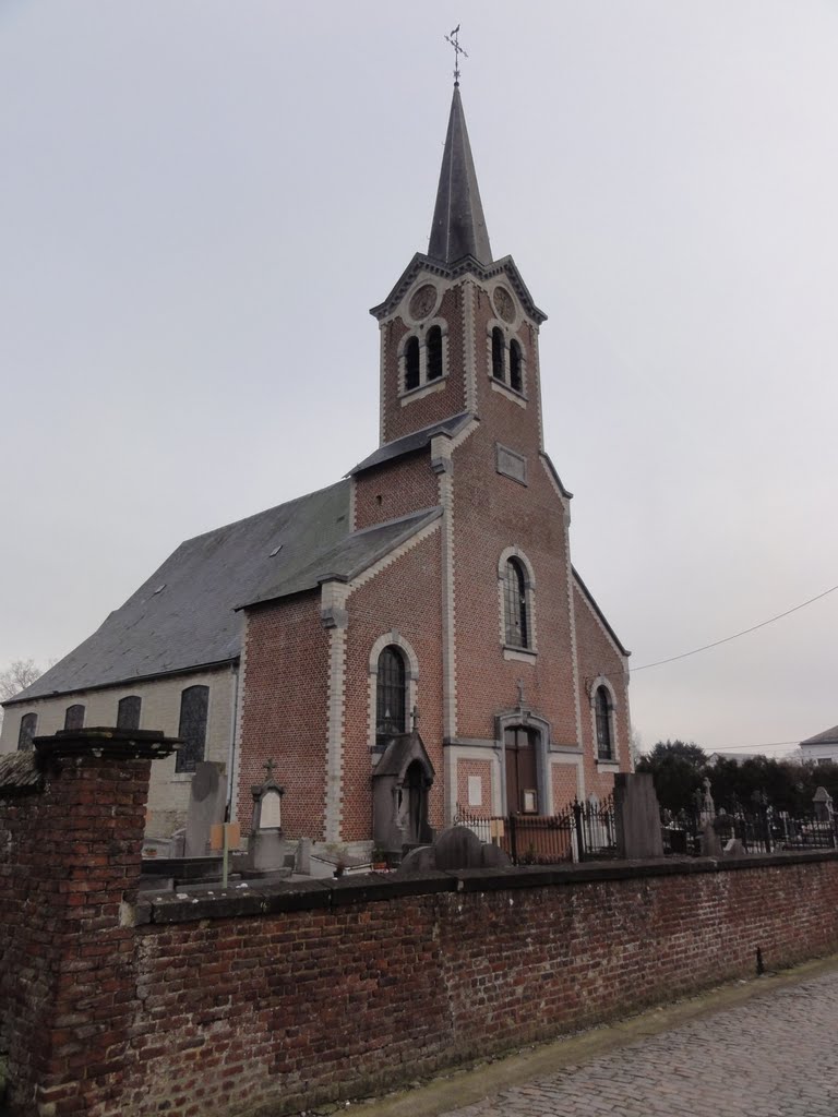 Eglise Saint-Aubain Opprebais by Pascal Van Acker