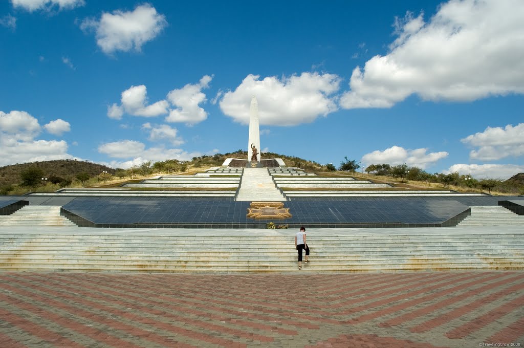 National Monument Heroes' Acres, Windhoek, Region Khomas, B1 Trans-African Highway South (Info on Page 1) by Traveling-Crow