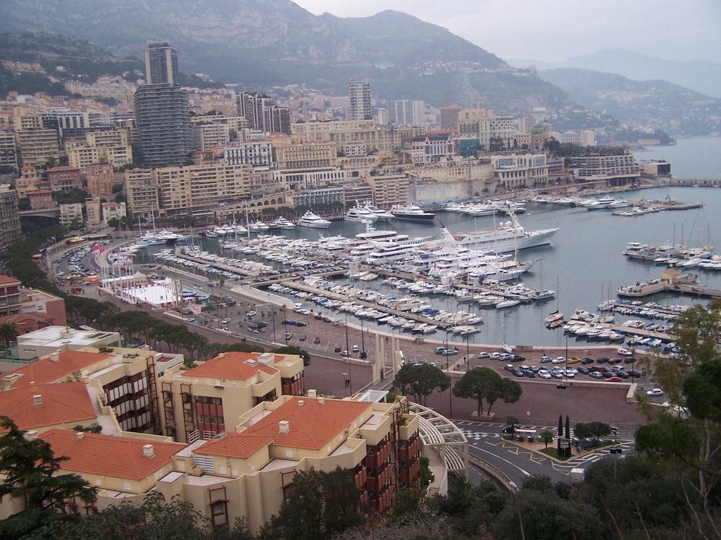 Panorama del puerto de montecarlo by sergykorp