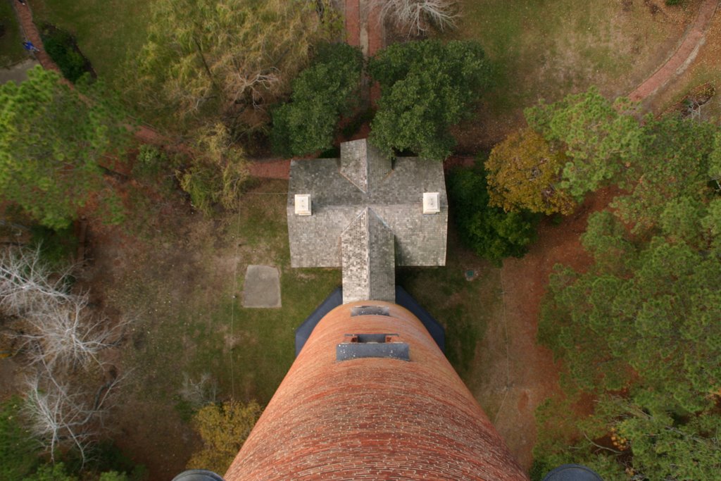 Straight Down - Currituck Light House 2007 by SteveExler