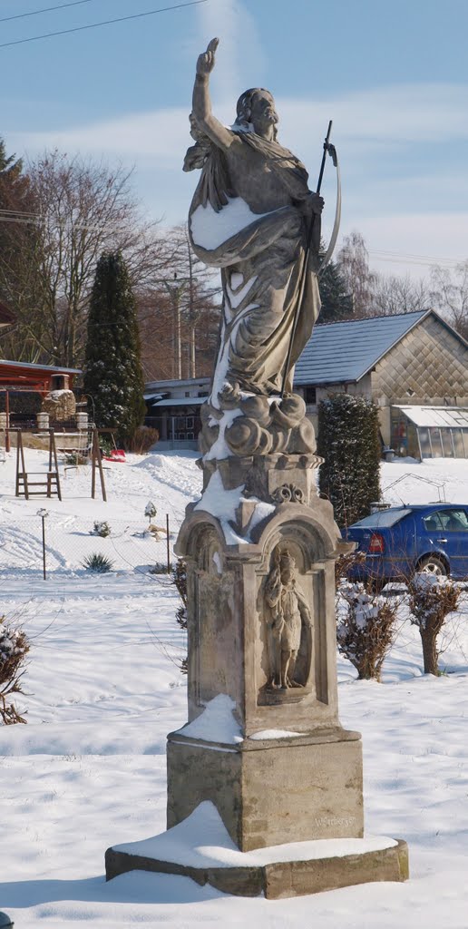 Janov, socha Krista - Jansdorf, Christus-Statue by Klaus von Jansdorf