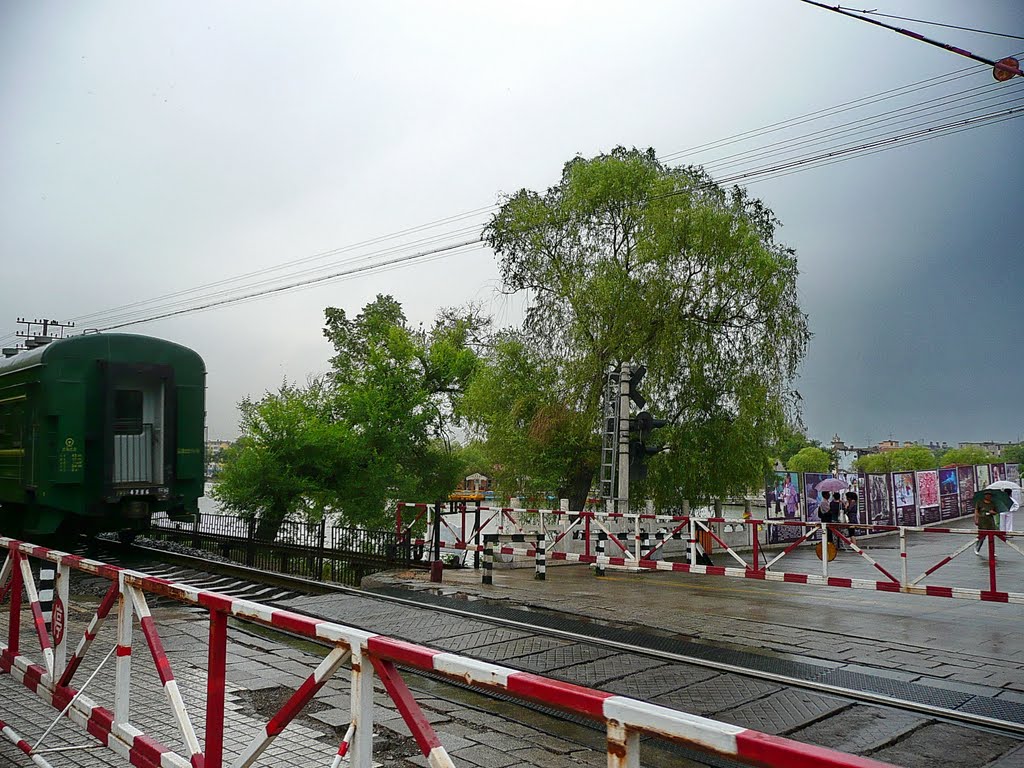 北山公園平交道 Railway Crossing at Beishan Park by deekew