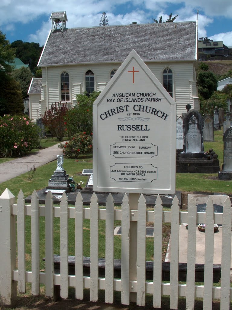 Christ Church in Russell - oldest church in New Zealand by Neil in Sheffield UK