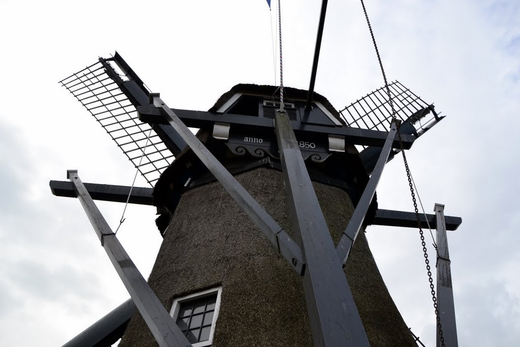 Korenmolen-pelmolen De Onderneming 2011 by molenfotograaf (mill photographer)