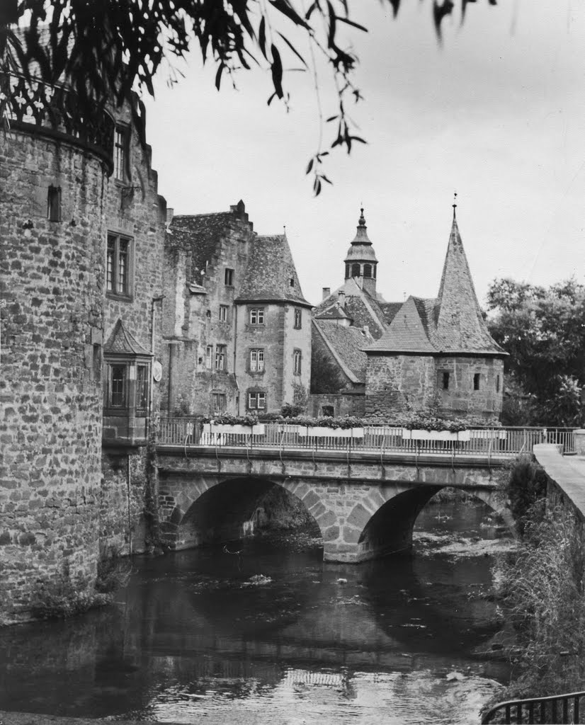 Im Malerwikel in Büdingen, Hessen by Anton Trötscher