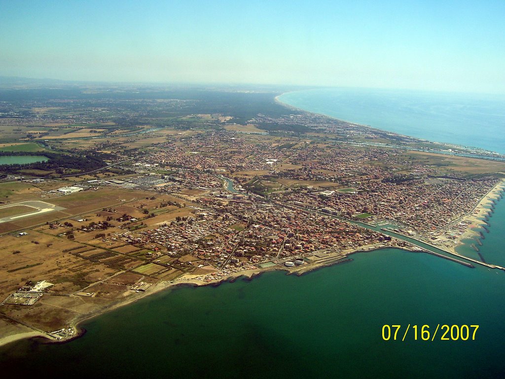 view on takeoff from (below Fiumicino) Rome Lazio,Italy by Manuel Santiago