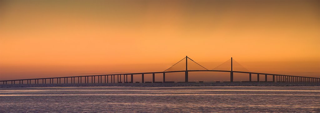 Skyway Bridge Panorama by M Newby