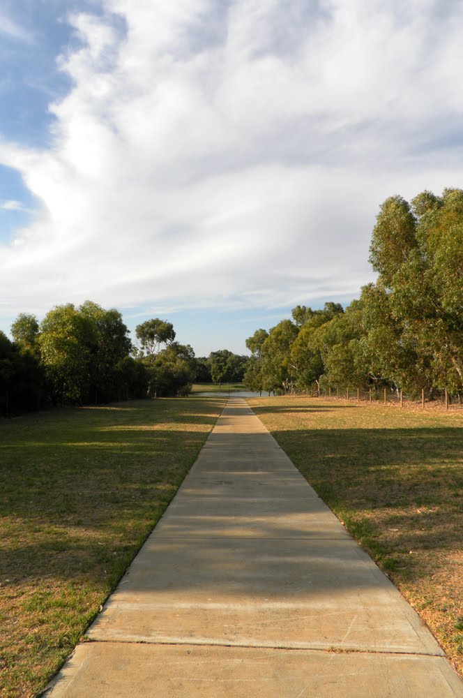 A southeasterly entrance to Blue Lake Park by Dylan Hewson