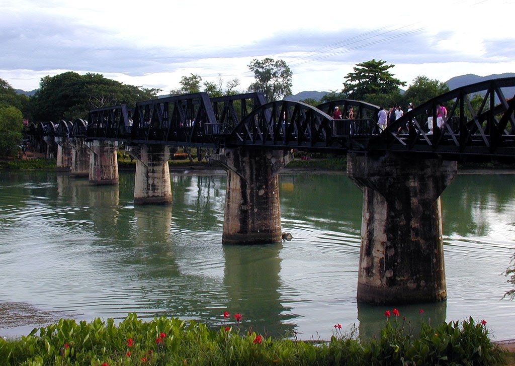 Kanchanaburi-Bridge on the River Kwai-2 by imagine.asia