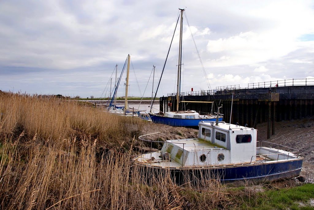 Combwich Pill and Wharf by grisleyreg