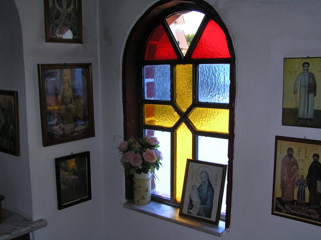 Neos Marmaras, chapel, interior view by Yuri Filkin