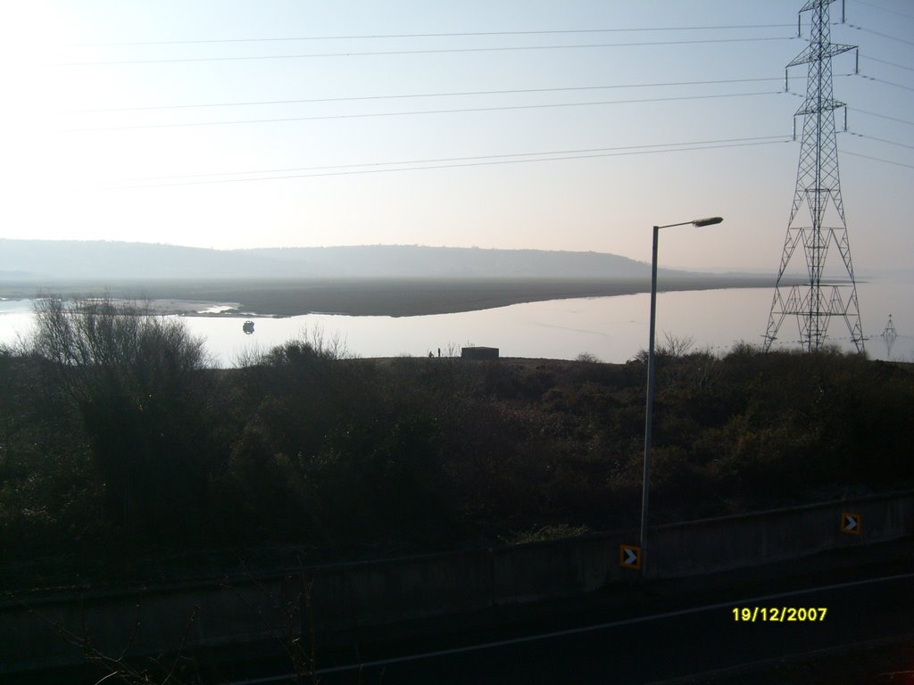 Loughor Estuary looking towards penclawdd by Lee Carey