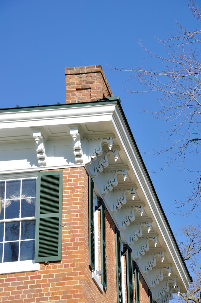 VIRGINIA: NEWPORT NEWS: Lee Hall Mansion: roof detail by Douglas W. Reynolds, Jr.