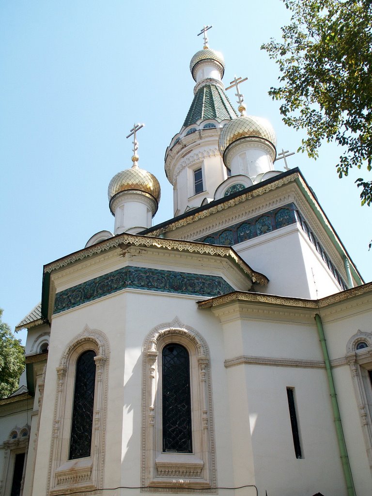 Sofia - Russische St Nicolaaskerk by J.G. Nuijten