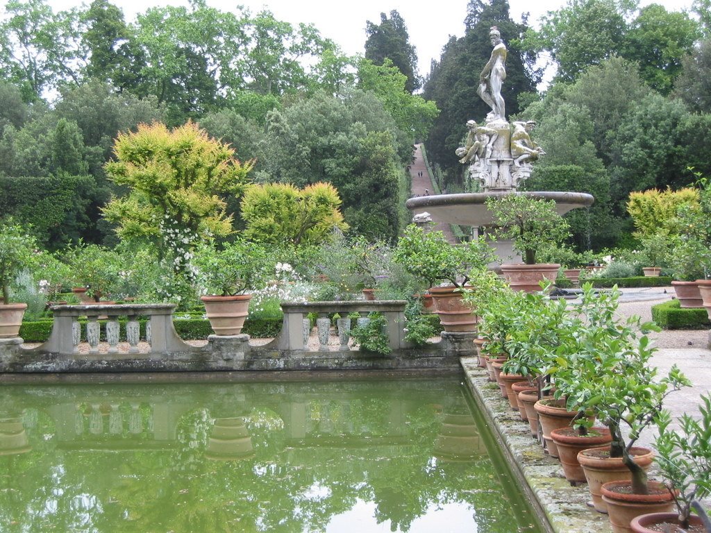 Florence Boboli Gardens by Frans van Leeuwen