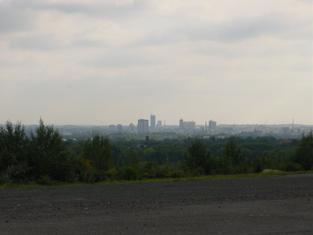 Blick auf die Skyline von Essen by Katharina Niehrenhei…