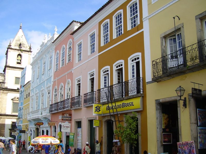 As cores do Pelourinho - Salvador - BA by Erick Aniszewski