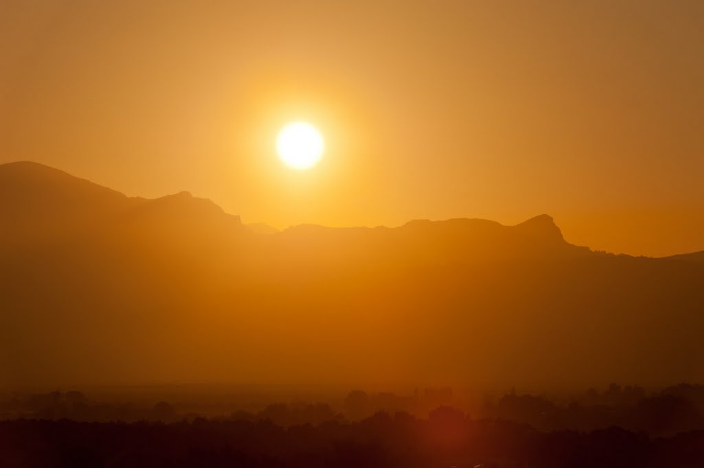 Mallorca sunset vom Gran Vista richtung Berge by mmheu