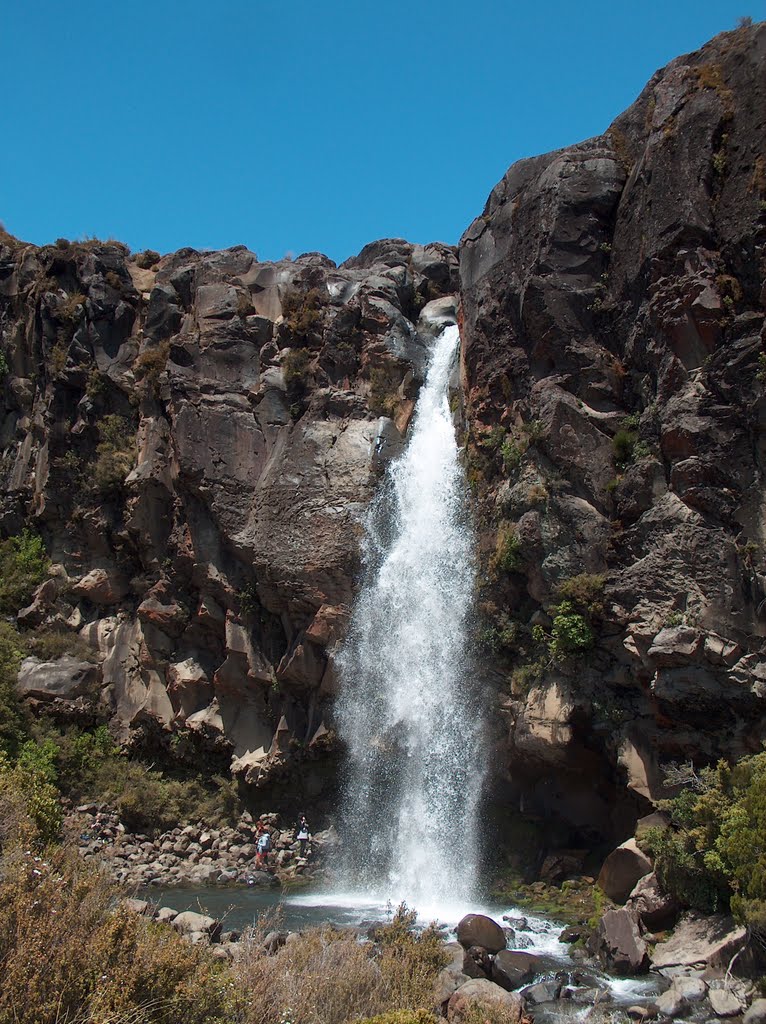 Taranaki Waterfall, Tongariro National Park by Neil in Sheffield UK