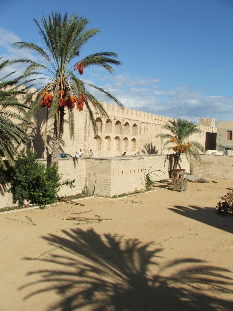 Precinct of the Ribat and northern ramparts, Sousse. by John Goodall