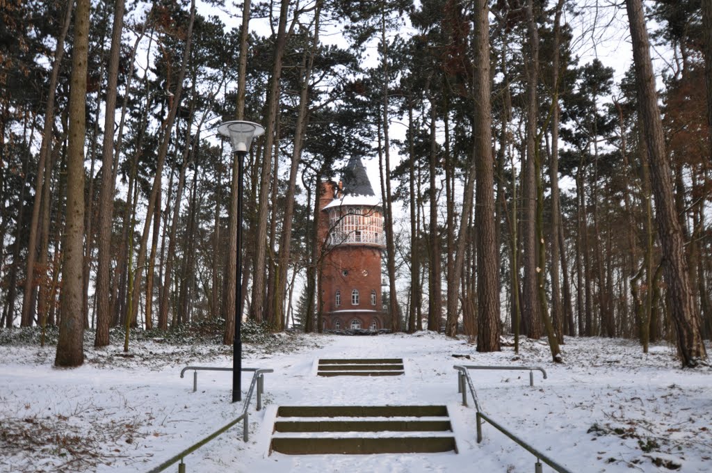 Treppe zum Wasserturm by Elvira Ludwigs