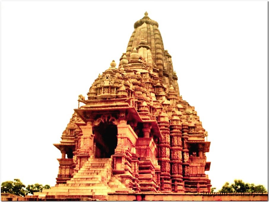 UNESCO World Heritage site : Kandariya Mahadev temple, Khajuraho (Digitized negative) ©Anupam by Anupam Mukherjee