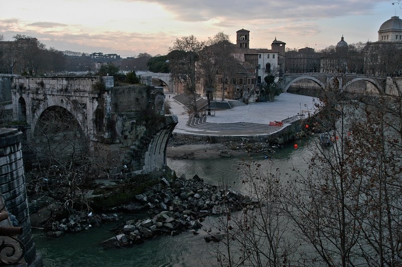 Rom - Pons Aemilius und Tiberinsel by © Sonny☼