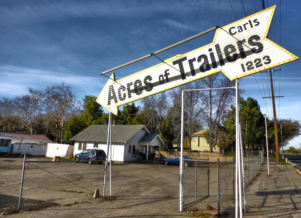 Ontario CA, "Carls Acres of Trailers" by Gregory Dyer