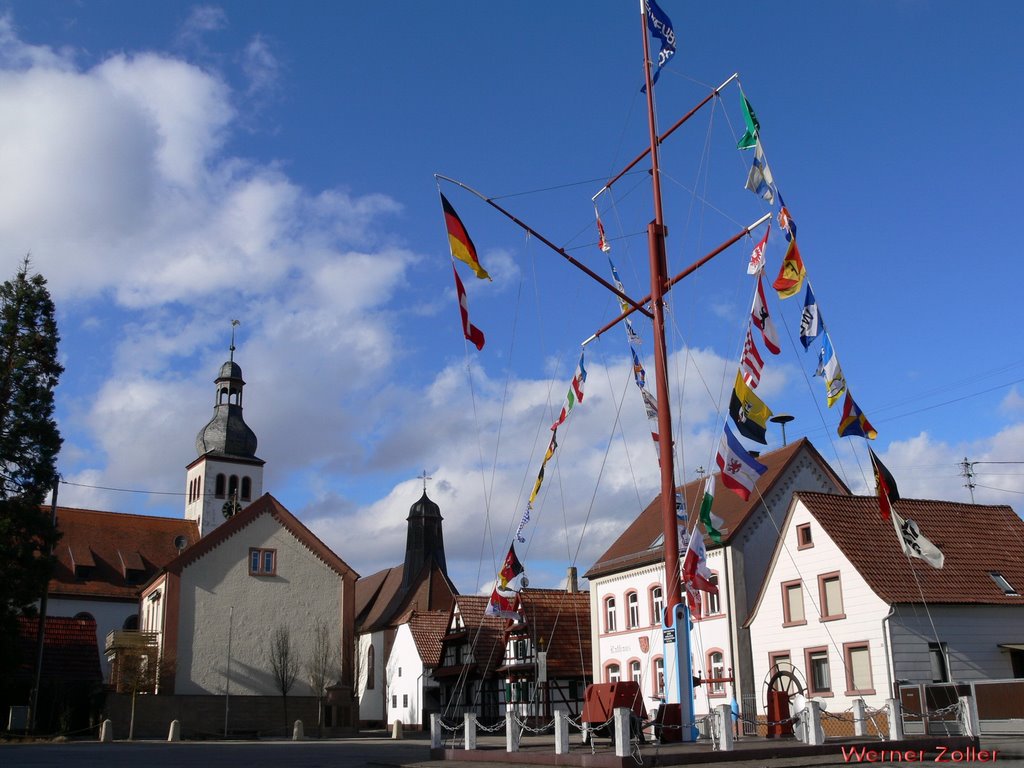 Neuburg Schiffermast by Werner Zoller