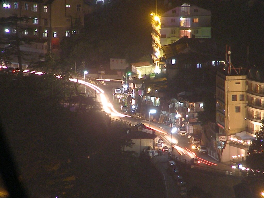 View of Cart Road by Night by anujtomar