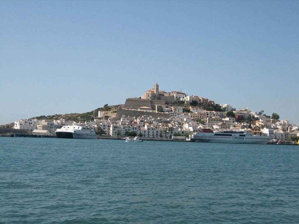 Ibiza casco viejo desde puerto by Galete