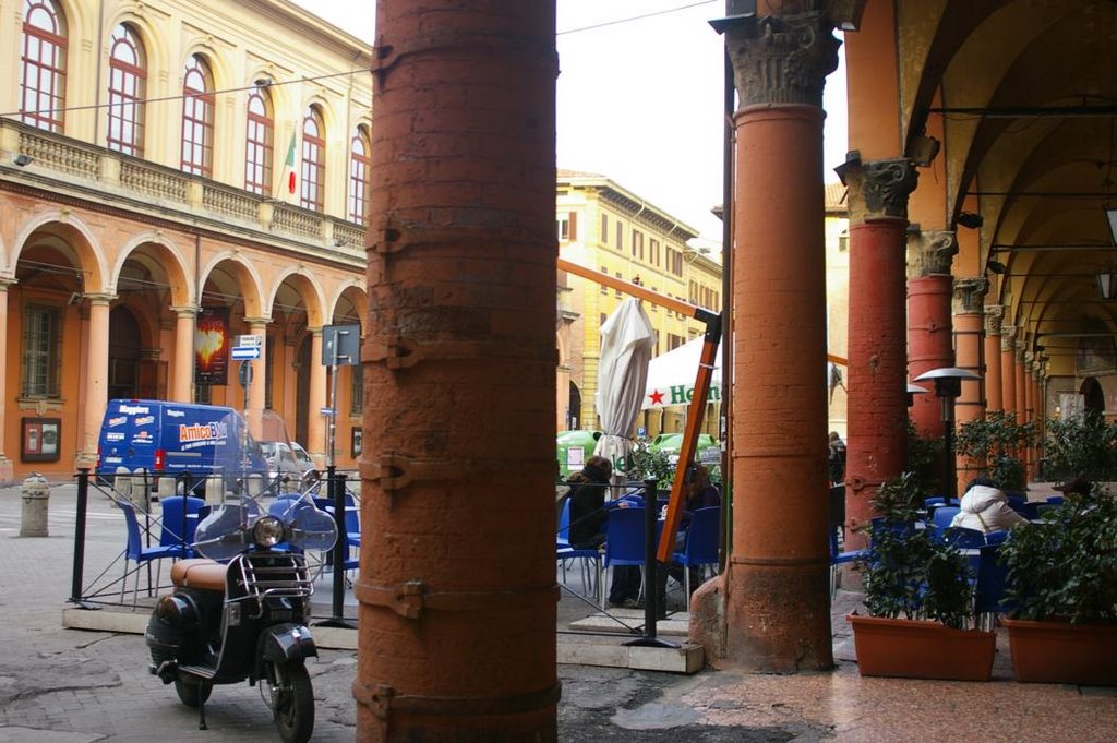 Bologna - cafés nas arcadas by GCabanita