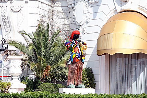 Statue out side Hotel Negresco - 2140108 by Andrew Davis