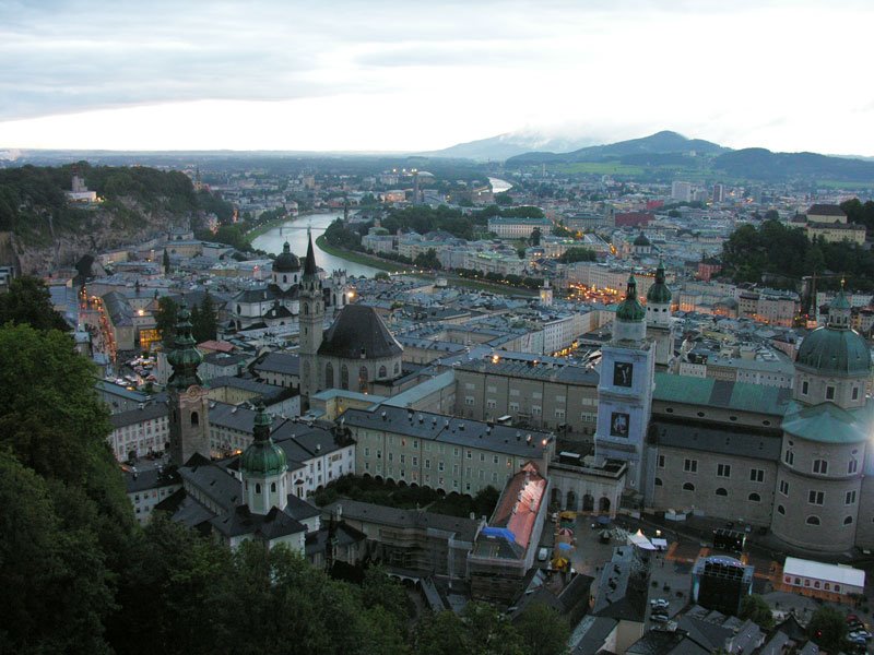 Salzburg from the castle by juan jarvi