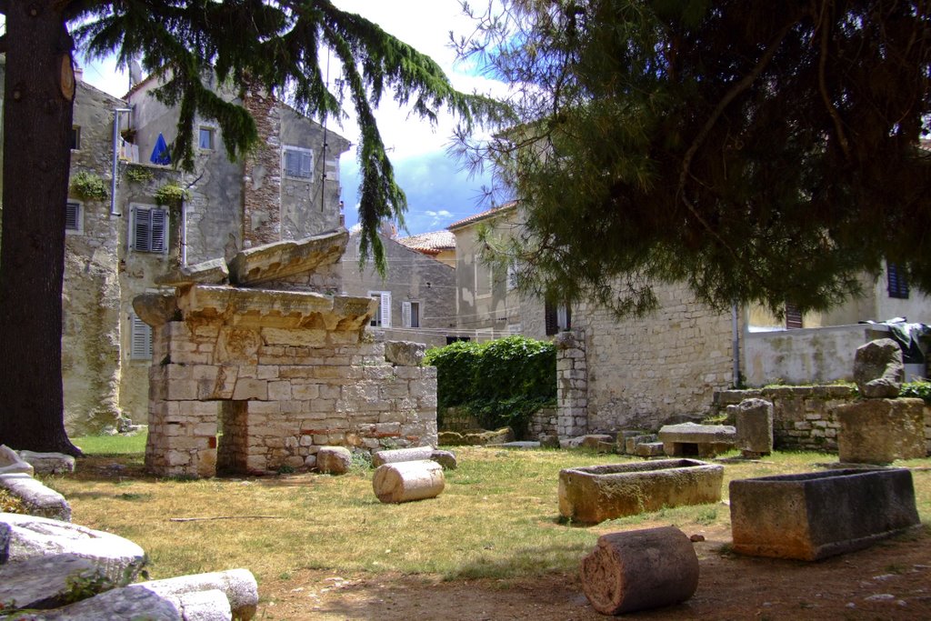 Ruïne of 1st century Roman temple by Marius Tielen