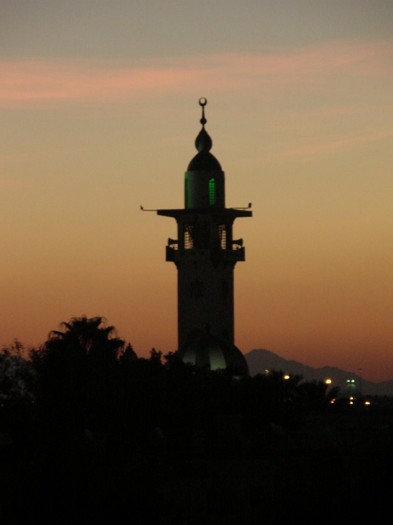 Sunset Over Hurgada. Mosque. by maciek