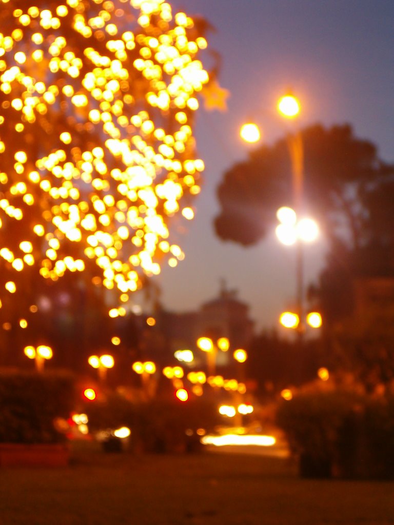 Roma, via dei Fori Imperiali a Natale by Vincenzo Surace II